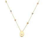 Damla Formlu AltınKolye